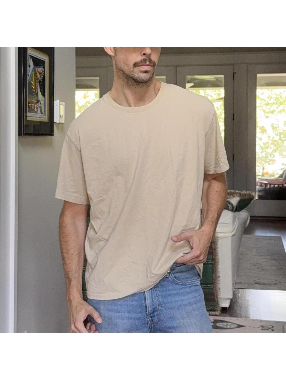 Madewell Neutral Beige Tee – Size L